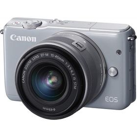 Canon EOS M10 レンズキット グレー 良品 動作確認済み 1ヶ月保証付 小型軽量 ミラーレス