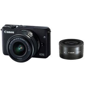 Canon ミラーレス一眼カメラ EOS M10 ダブルレンズキット(ブラック) EF-M15-45mm F3.5-6.3 IS STM EF-M22