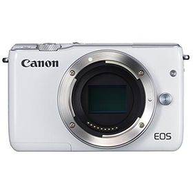 Canon ミラーレス一眼カメラ EOS M10 ボディ(ホワイト) EOSM10WH-BODY(中古品)