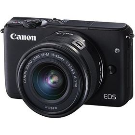 Canon EOS M10 レンズキット ブラック 良品 動作確認済み 1ヶ月保証付 小型軽量 ミラーレス