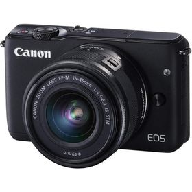 Canon EOS M10 レンズキット ブラック 良品 動作確認済み 1ヶ月保証付 小型軽量 ミラーレス