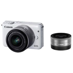 Canon ミラーレス一眼カメラ EOS M10 ダブルレンズキット(ホワイト) EF-M15-45mm F3.5-6.3 IS STM EF-M22