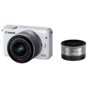 Canon ミラーレス一眼カメラ EOS M10 ダブルレンズキット(ホワイト) EF-M15-45mm F3.5-6.3 IS STM E