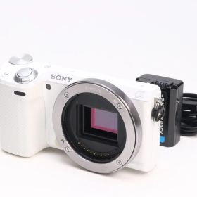B (並品) SONY ソニー α NEX-5R ボディ ホワイト シャッター数 2,310枚 初期不良返品対応 55-91