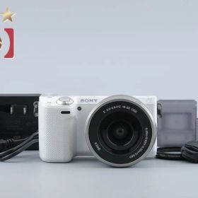 【中古】SONY ソニー α NEX-5R パワーズームレンズキット ホワイト シャッター回数僅少