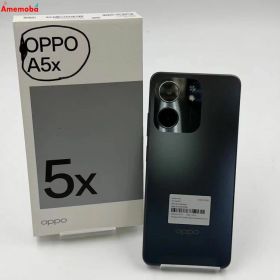 【中古】OPPO A5x 128GB ブルー CPH2725 ストア版SIMフリー 新品同様