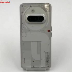 【中古】Nothing Phone (3a) 12GB/256GB ホワイト A059 SIMフリー 極美品