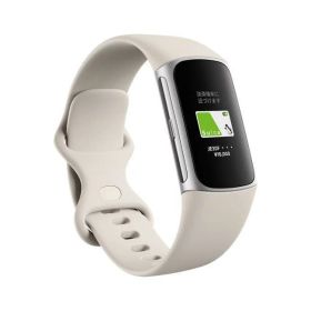 フィットビット スマートウォッチ Fitbit Charge 6 GA05185-AP 【即日発送】 Porcelain/Silverアルミニウム 腕時計
