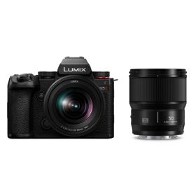 【10年間保証付き】[パナソニック]LUMIX DC-S5M2W 標準ズーム・単焦点レンズキット
