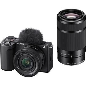 SONY ソニー VLOGCAM ZV-E10M2X ダブルズームレンズキット [ブラック] ミラーレス一眼カメラ[ラッピング可] R-LOGI
