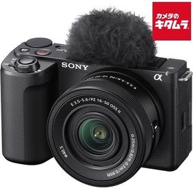 ソニー VLOGCAM ZV-E10 II パワーズームレンズキット ブラック [ZV-E10M2K B] SONY ミラーレス一眼 Vlog 自撮り対応 4K60P 高速AF
