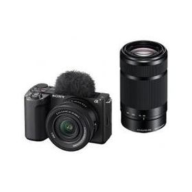 【新品/取寄品】SONY VLOGCAM ZV-E10M2X ダブルズームレンズキット ブラック ミラーレスカメラ ブログカム ソニー