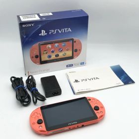 【中古 動作確認済】 PlayStation Vita Wi-Fiモデル メタリック・レッド (PCH-2000ZA26) SONY ソニー プレイステーション ヴィータ ビータ 携帯ゲーム機 ゲーム機 レトロ 懐かしい 一人時間