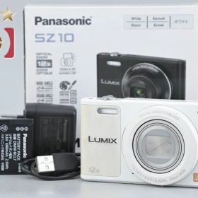 【中古】Panasonic パナソニック LUMIX DMC-SZ10 ホワイト コンパクトデジタルカメラ 元箱付き