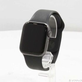 【中古】Apple(アップル) Apple Watch Series 4 GPS 40mm スペースグレイアルミニウムケース ブラックスポーツバンド 【247-ud】