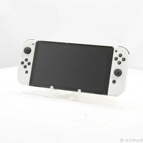 【中古】Nintendo(任天堂) Nintendo Switch 有機ELモデル Joy-Con(L)／(R) ホワイト 【258-ud】