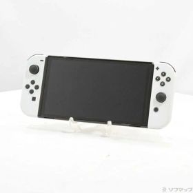 【中古】Nintendo(任天堂) Nintendo Switch 有機ELモデル Joy-Con(L)／(R) ホワイト 【258-ud】
