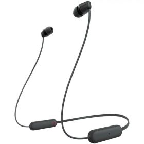 ソニー SONY ブルートゥースイヤホン ブラック [ リモコン・マイク 対応 / 防滴＆ネックバンド / Bluetooth ] WI-C100-BZ