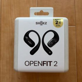 SHOKZ OpenFit 2 本体 ワイヤレスイヤホン ブラック