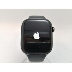 【中古】Apple Watch Series10 46mm GPS ジェットブラックアルミニウムケース/ブラックスポーツバンド (M/L) MWWQ3J/A【津田沼】保証期間１ヶ月【ランクB】