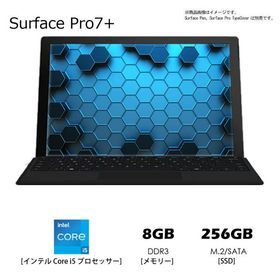 マイクロソフト Microsoft [タブレットPC/Surface Pro 7＋/12.3型/Core i5第11世代/メモリ 8GB/SSD 256GB/Windows 11 Pro/Office2021/プラチナ]1NA-00013