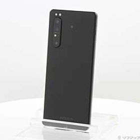 Xperia 1 II 256GB フロストブラック XQ-AT42 SIMフリー ［6.5インチ有機EL／Snapdragon 865／RAM:12GB／ナノSIM&ナノSIM］