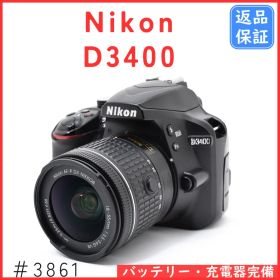 ニコン Nikon D3400レンズキット 一眼レフカメラ #3861