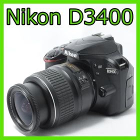 Nikon D3400★Bluetoothで写真を直接スマホに★届いてすぐ使える