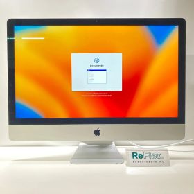 【中古】Apple iMac 27インチ Retina 5K (2017年モデル)/Corei5-7500 CPU@3.40GHz/8GB/HDD1TB+SSD32GB(Fusion Drive)/macOS Ventura