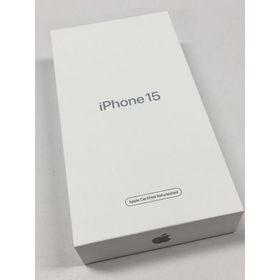 【未開封】iPhone15 128GB ブラック SIMフリー / Apple公式保証1年付き