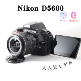 高画質✨Nikon D5600 Bluetooth 初心者 一眼レフカメラ