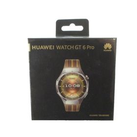 未使用品 HUAWEI ATM-B29 WATCH GT6 Pro スマートウォッチ 腕時計 デジタル ロゴ シルバー色 ■GY18 /MQ メンズ