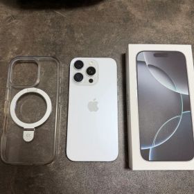 【美品】iPhone16Pro 128g ホワイトチタニウム