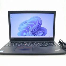 Lenovo ThinkPad L580 Core i3-8130U 2.2GHz 8GB 256GB(SSD) 15.6インチ非光沢TN FWXGA 1366x768 Windows11 Pro 64bit 中古