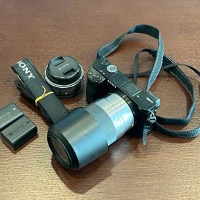 Sony α6000 ミラーレス一眼カメラ SEL16F28 SEL55210