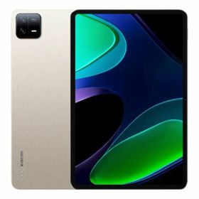 【中古】【安心保証】 Xiaomi Pad 6[128GB/6GB] Wi-Fiモデル シャンパンゴールド