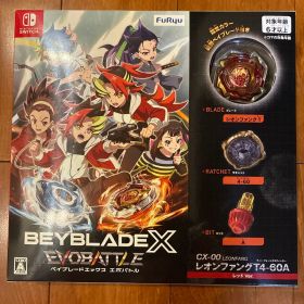 ベイブレードエックス エボバトル レオンファング T4-60A レッド Ver.