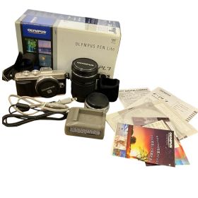 199990 動作確認済み OLYMPUS オリンパス ミラーレス一眼 ダブルズームキット PEN Lite E-PL7