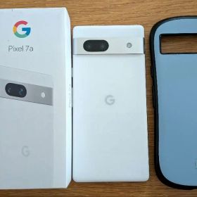 Google Pixel 7a Snow 本体 iFaceケース付