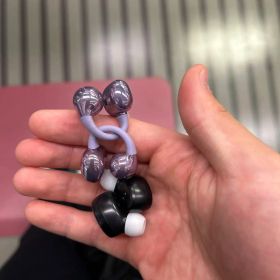 値*能様 HUAWEI FreeClip パープル ワイヤレスイヤホン 本体