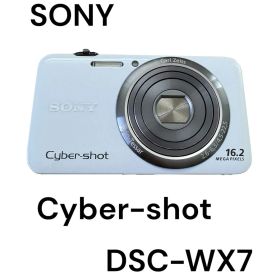 ★【カメラ】SONY Cyber-shot DSC-WX7 デジタルカメラ ホワイト 動作未確認
