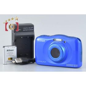 【中古】Nikon ニコン COOLPIX S33 ブルー コンパクトデジタルカメラ