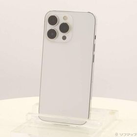 〔中古〕Apple(アップル) iPhone13 Pro 256GB シルバー MLUP3J／A SIMフリー〔198-ud〕