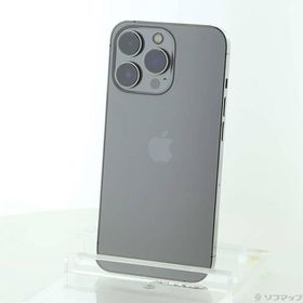 〔中古〕Apple(アップル) iPhone13 Pro 256GB グラファイト MLUN3J／A SIMフリー〔368-ud〕