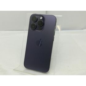 【中古】【赤ロム保証あり】Apple 楽天モバイル 【SIMフリー】 iPhone 14 Pro 512GB ディープパープル MQ283J/A【DS秋葉】保証期間１ヶ月【ランクC】