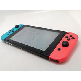 【中古】Nintendo Switch 本体 Joy-Con(L) ネオンブルー/(R) ネオンレッド HAC-S-KABAA 【2017年3月】【津田沼】保証期間１ヶ月【ランクC】