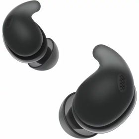 ソニー(SONY) ワイヤレス ノイズキャンセリング イヤホン LinkBuds Fit/WF-LS910N 自然なフィット感 軽量 小型 ノイキャン 外音取込み アクセサリでカスタマイズ可能 WF-LS910N BZ ブラック