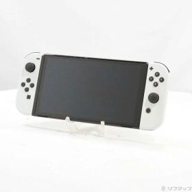 【中古】Nintendo(任天堂) Nintendo Switch 有機ELモデル Joy-Con(L)／(R) ホワイト 【258-ud】