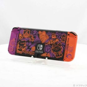 【中古】Nintendo(任天堂) Nintendo Switch 有機ELモデル スカーレット・バイオレットエディション 【258-ud】