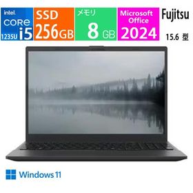 新品 FMV Note E E530-K FMVE530KBA [ブラック], CPU:第12世代 Intel Core i5-1235U, メモリ 8GB, SSD 256GB, Microsoft Office 2024, Windows 11